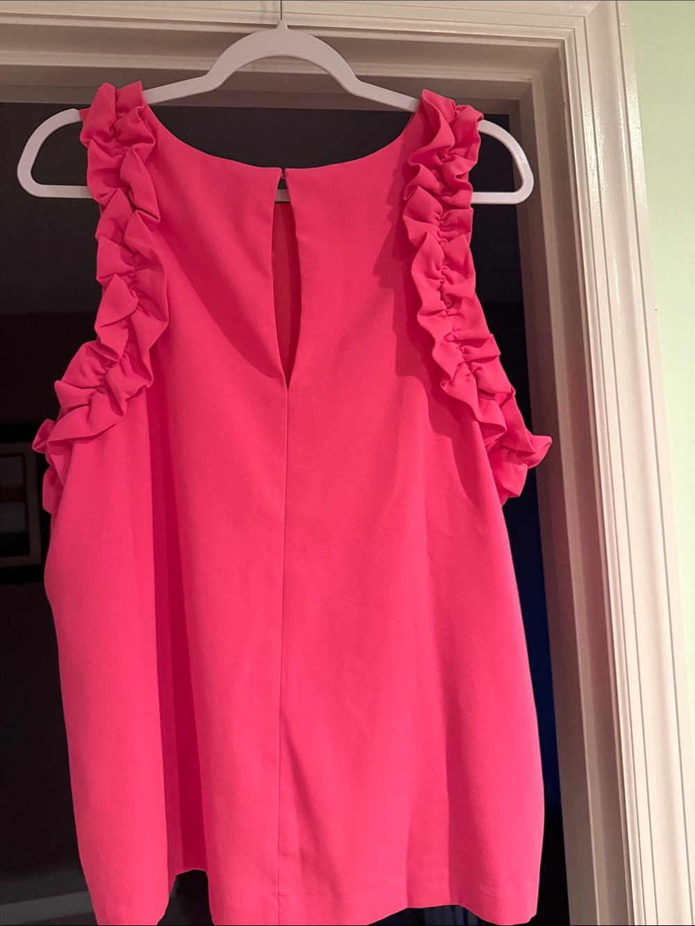 Lilly Pulitzer NWT Kailee Sleeveless Ruffle Top - Picture 3 of 3